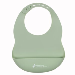 Nordbaby silicone bib Mint - Nordbaby