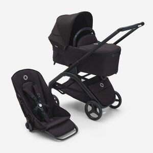 Bugaboo Dragonfly vankrikomplekt Midnight Black/Midnight Black/Black - Bugaboo