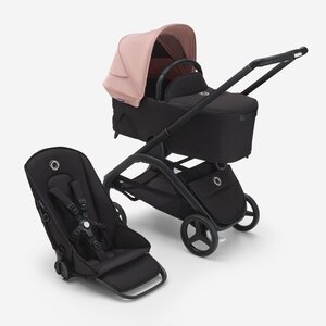 Bugaboo Dragonfly vankrikomplekt Morning Pink/Midnight Black/Black - Bugaboo