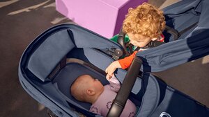 Bugaboo Donkey 5 Duo 2in1 vankrikomplekt Black/Grey Melange, Grey Melange - Bugaboo