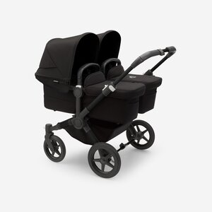 Bugaboo Donkey 5 Twin 2in1 vankrikomplekt Black/Midnight Black, Midnight Black - Bugaboo