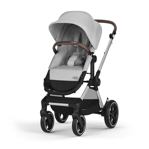 Cybex Eos Lux 2in1 kомплект коляски Lava Grey, silver frame - Cybex