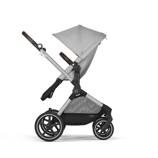 Cybex Eos Lux 2in1 kомплект коляски Lava Grey, silver frame - Cybex