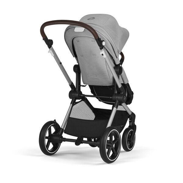 Cybex Eos Lux 2in1 kомплект коляски Lava Grey, silver frame - Cybex