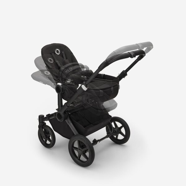 Bugaboo Donkey 5 Mono kомплект коляски Black/Desert Taupe - Bugaboo
