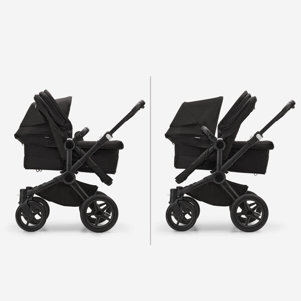 Bugaboo Donkey 5 Duo kомплект коляски Black/Desert Taupe, Desert Taupe - Bugaboo