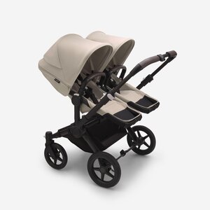 Bugaboo Donkey 5 Twin kомплект коляски Black/Desert Taupse, Desert Taupe - Bugaboo