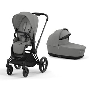 Cybex Priam V4 stroller set Mirage Grey, Frame Matt Black - Cybex