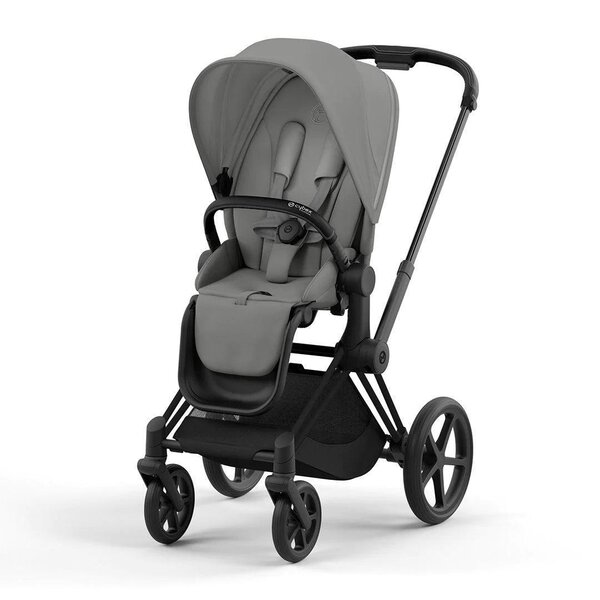 Cybex Priam V4 kомплект коляски Mirage Grey, Matt Black - Cybex