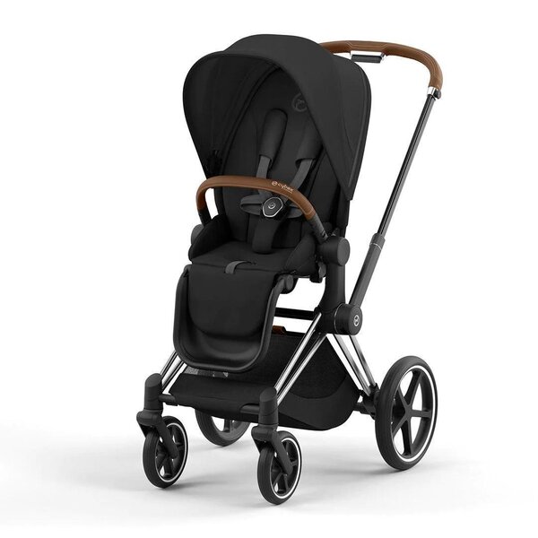 Cybex Priam V4 kомплект коляски Sepia Black, Chrome Brown - Cybex