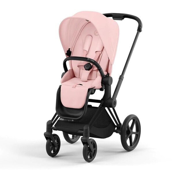 Cybex Priam V4 kомплект коляски Peach Pink, Matt Black - Cybex