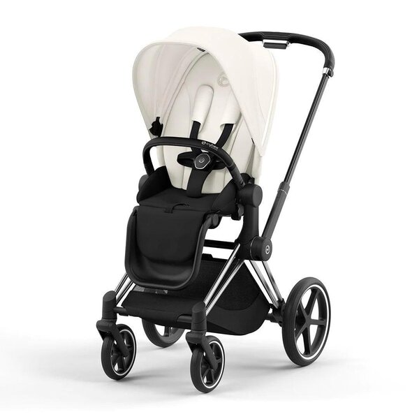 Cybex Priam V4 stroller set Off White, Frame Chrome Black - Cybex