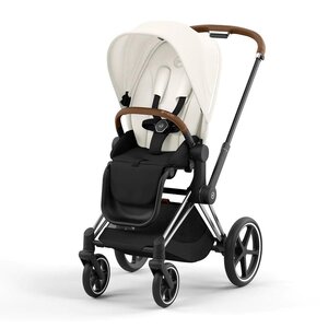 Cybex Priam V4 kомплект коляски Off White, Chrome Brown - Cybex