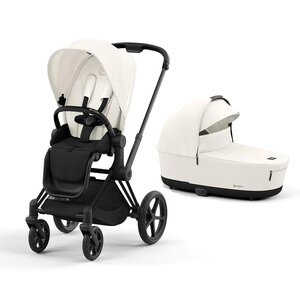 Cybex Priam V4 kомплект коляски Off White, Matt Black - Cybex