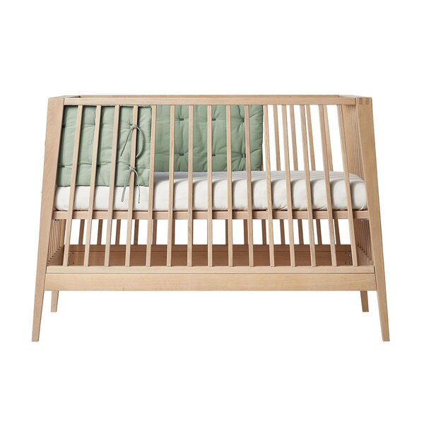 Leander Bumper for Linea and Luna Baby cot, Sage Green - Leander