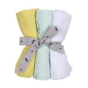 Nordbaby burp cloth 3pcs, Burry - Nordbaby
