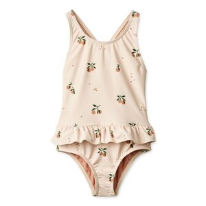 Liewood Amara printed swimsuit Peach/Sea shell - Liewood