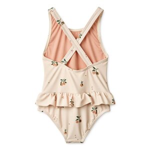 Liewood Amara printed swimsuit Peach/Sea shell - NAME IT