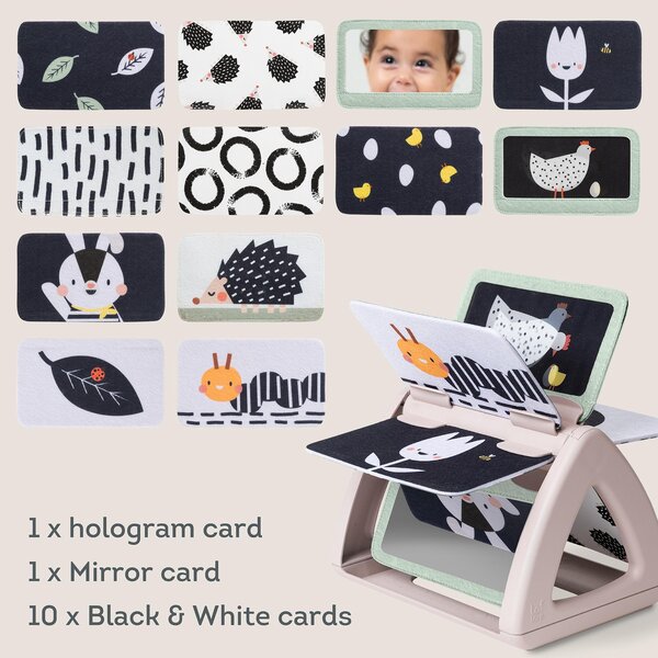 Taf Toys развивающий коврик Black & White Spinning Book - Taf Toys
