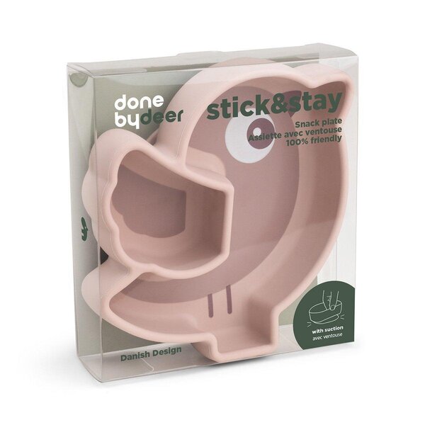Done by Deer silicone Stick&Stay snack plate Birdee  - Done by Deer