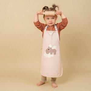 Done by Deer waterproof kids apron Lalee Sand - Done by Deer