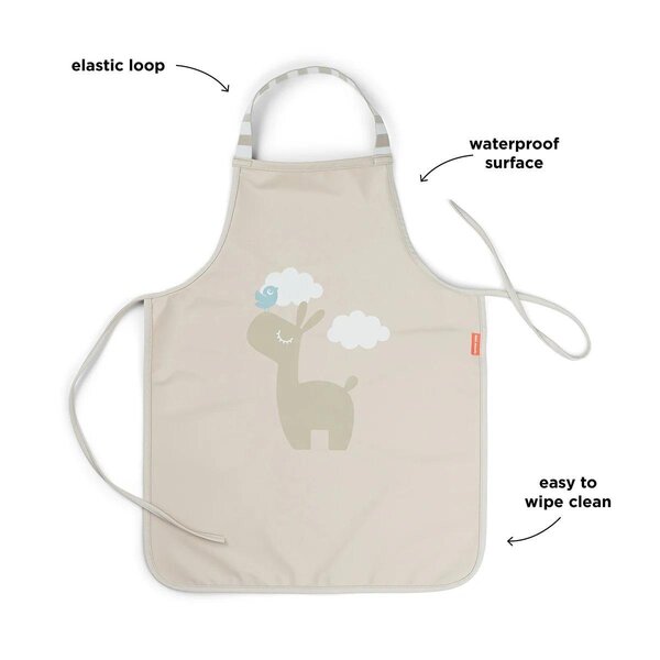 Done by Deer waterproof kids apron Lalee Sand - Done by Deer