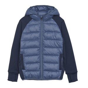 Color Kids Hybrid Fleece Jacket W. Hood - Color Kids