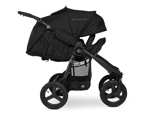 Bumbleride Indie Twin kahelapse jalutuskäru Matte Black - Bumbleride