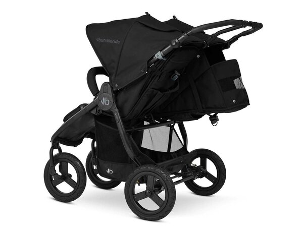 Bumbleride Indie Twin kahelapse jalutuskäru Matte Black - Bumbleride