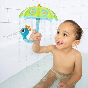 Yookidoo bath toy Fill N Rain Peacock Umbrella Green - Yookidoo