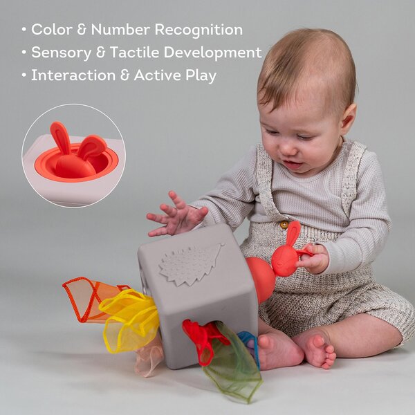 Taf Toys развивающая игрушка Pop Up Tissue Box - Taf Toys