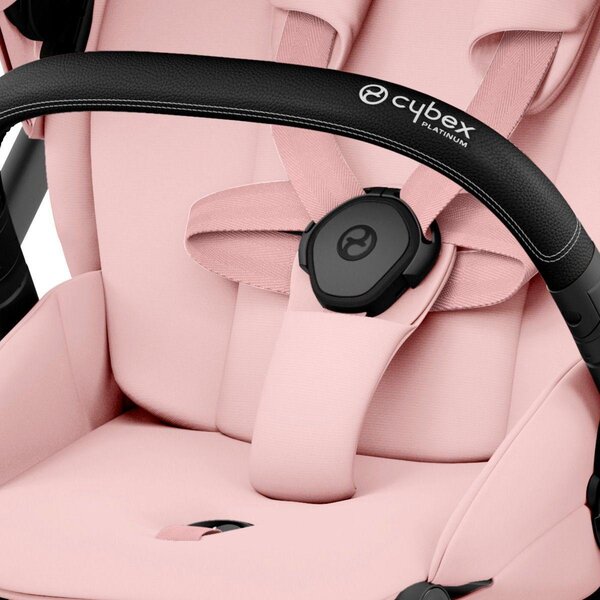 Cybex Mios V3 vežimėlio komplektas Peach Pink, Matt Black Frame - Cybex