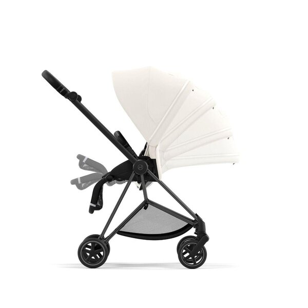 Cybex Mios V3 pastaigu rati Off White, Matt Black Frame - Cybex