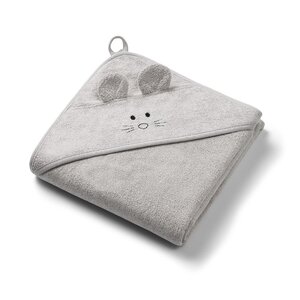 BabyOno bamboo полотенце с капюшоном 100x100cm Grey - BabyOno