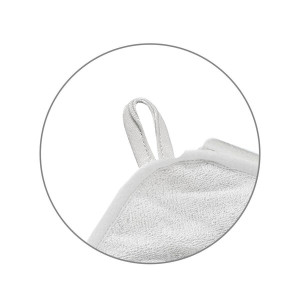 BabyOno bamboo полотенце с капюшоном 100x100cm Grey - BabyOno