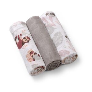 BabyOno Muslin diapers super soft 3pcs Grey - BabyOno