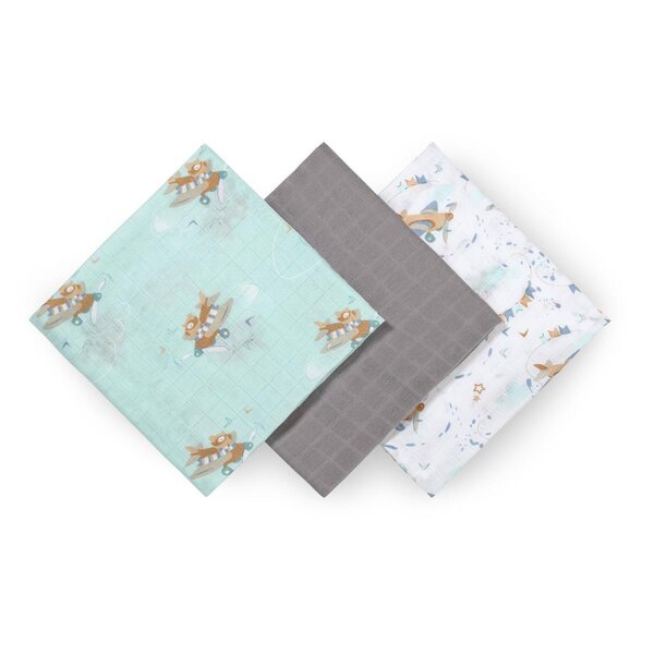 BabyOno Natural diapers with bamboo Grey - BabyOno