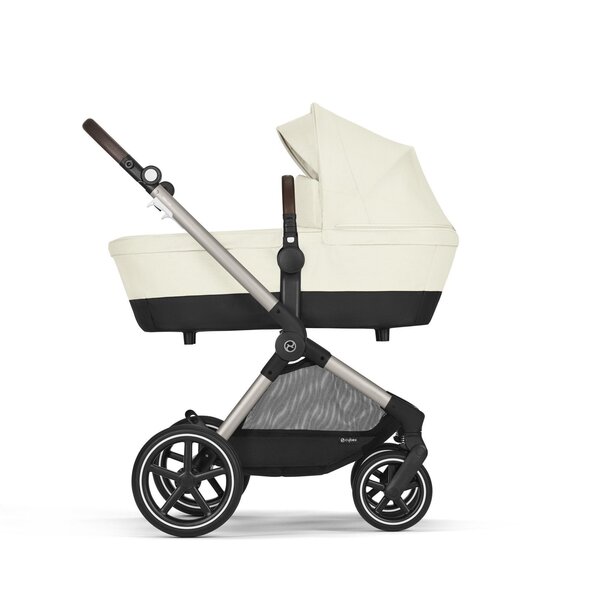 Cybex Eos Lux 2in1 kомплект коляски Seashell Beige, taupe frame - Cybex