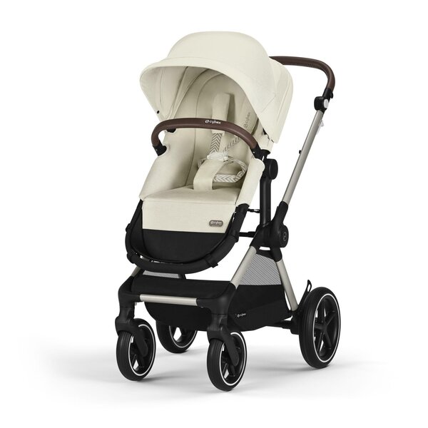 Cybex Eos Lux 2in1 kомплект коляски Seashell Beige, taupe frame - Cybex