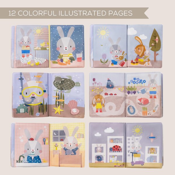Taf Toys развивающая игрушка Peek-A-Boo Water Book - Taf Toys