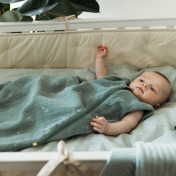 Nordbaby бортик на кроватку white dot - Nordbaby