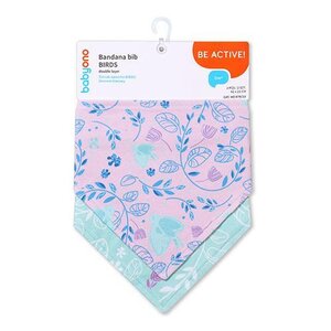 BabyOno Banana bib 2pcs Birds - Pippi