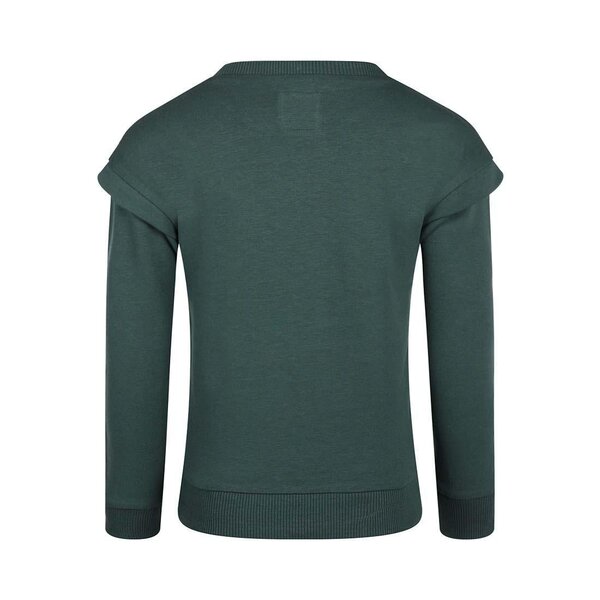 Dirkje Sweater with crewneck 98 Dark Green - Dirkje