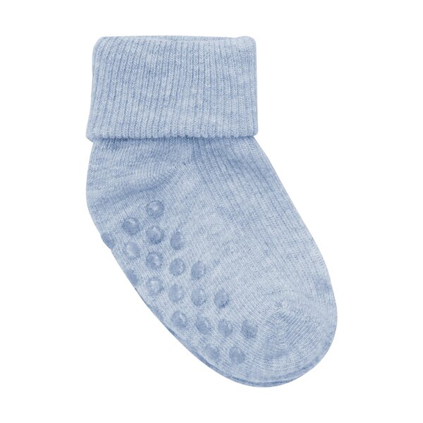 Minymo Baby rib sock w. ABS (2-pack) - Minymo