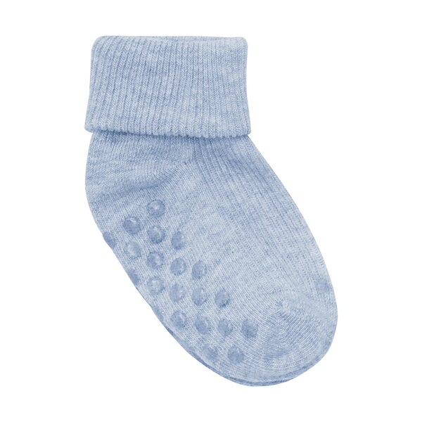 Minymo Baby rib sock w. ABS (2-pack) - Minymo