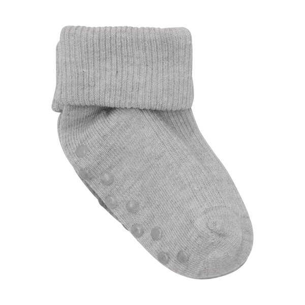 Minymo Baby rib sock w. ABS (2-pack) - Minymo