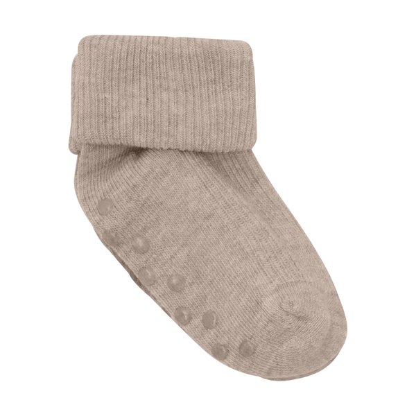 Minymo Baby rib sock w. ABS (2-pack) - Minymo