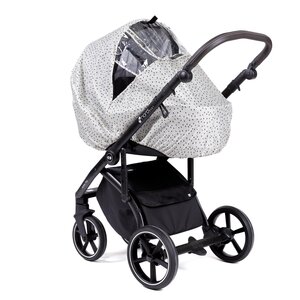 Nordbaby Universal stroller rain cover Beige dotty - Nordbaby