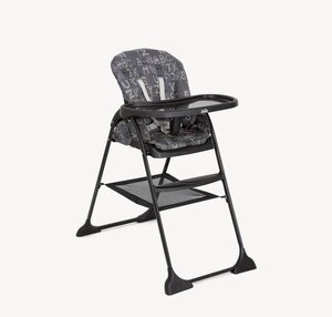 Joie Mimzy Snacker highchair ABC Charcoal - Joie