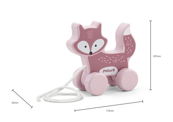 PolarB Pull Along and Stacking Set - Fox - PolarB